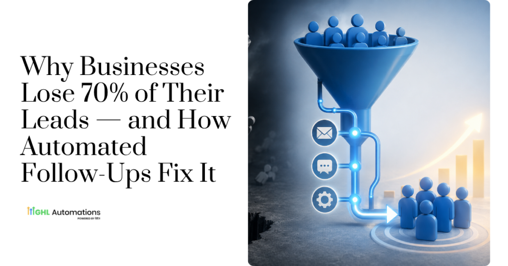 Why Businesses Lose 70% of Their Leads — and How Automated Follow-Ups Fix It