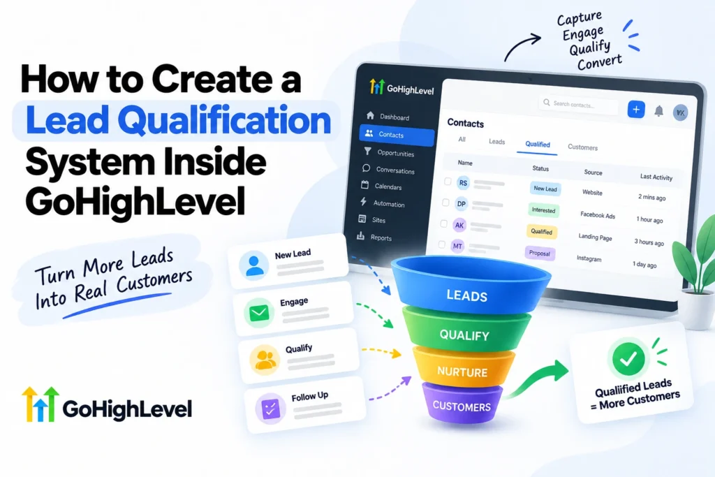 How to Create a Lead Qualification System Inside GoHighLevel